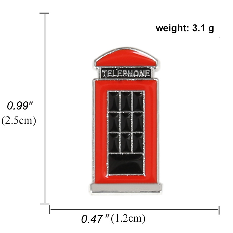 Mode Britische Flagge Muster Legierung Tropf Öl Brosche display picture 5