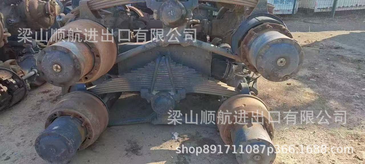 Used Truck Axle Trailer Parts Beiben Heavy Truck Axle Double Axle Integrated Rear Axle Used Truck Axle