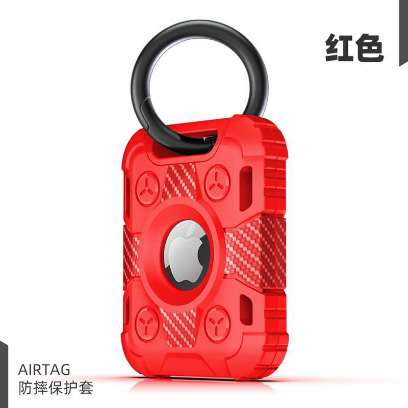 El logotipo se puede agregar para la cubierta protectora de goma suave de la cáscara TPU del perseguidor anti-perdido del tanque de Apple AirTag