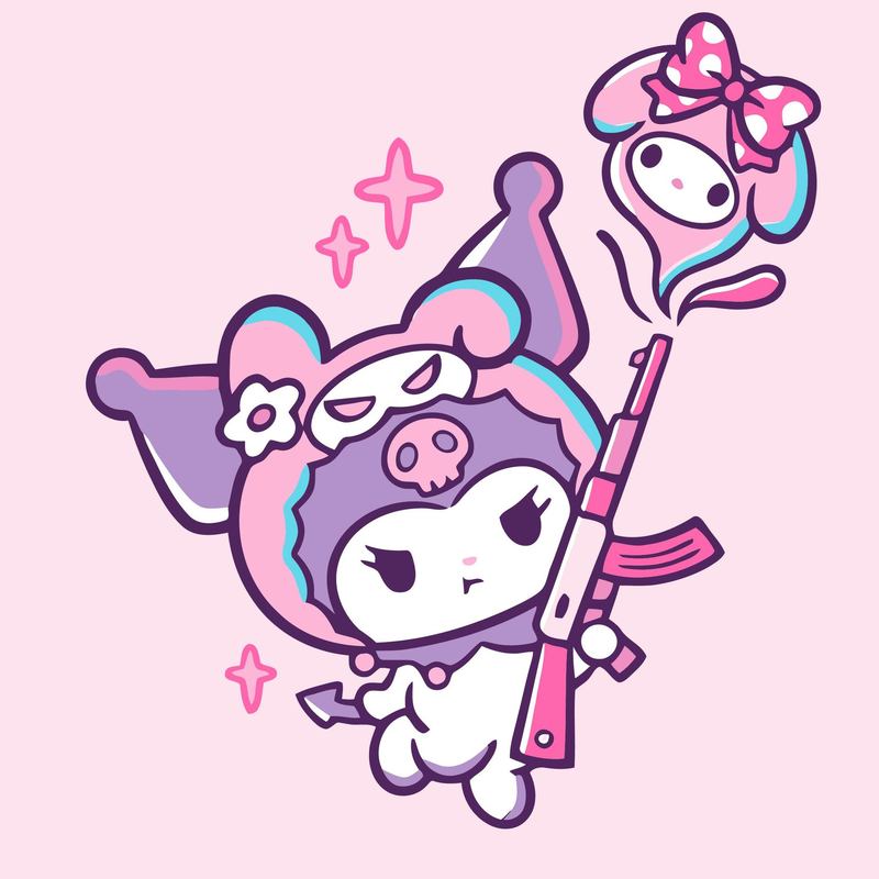 新しい漫画デジタル油絵DIY塗り絵ラブブサンリオ手作り塗り絵装飾画卸売|undefined