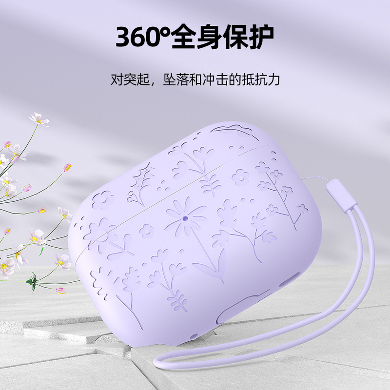 Airpods4 保護ケース液体シリコーンソリッドカラーイヤホンケース Apple airpodspro2 保護ケースに適しています。|undefined