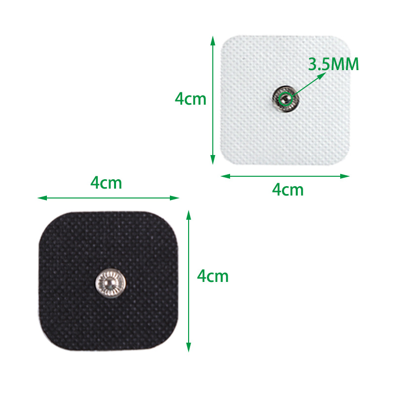 4 * 4cmボタン電極貼付理学療法シート不織布電極貼付理学療法マッサージ器部品保護ネック