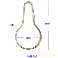 精美刻字登山扣 D形爬山扣 葫芦扣 25MM圆形登山扣
