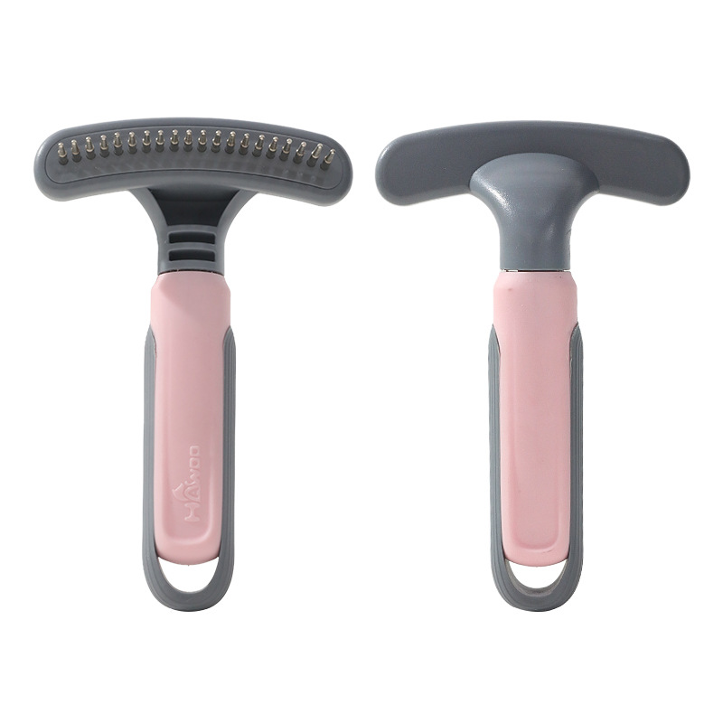 Fabricante de peine para mascotas universal para perros y gatos, peine de rastrillado de una sola fila para quitar el pelo, peine de rastrillado de belleza para perros medianos y grandes