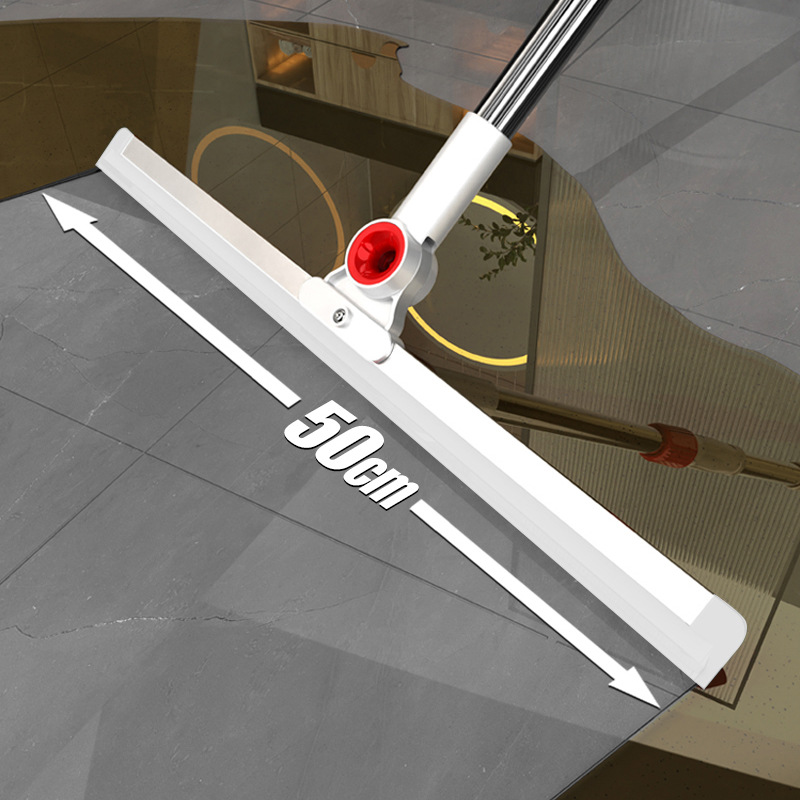 Silicone Wiper Floor Scraper Household Toilet Bathroom Floor Glass Wiper Artifact Sweeping Hair Sweeping Magic Broom