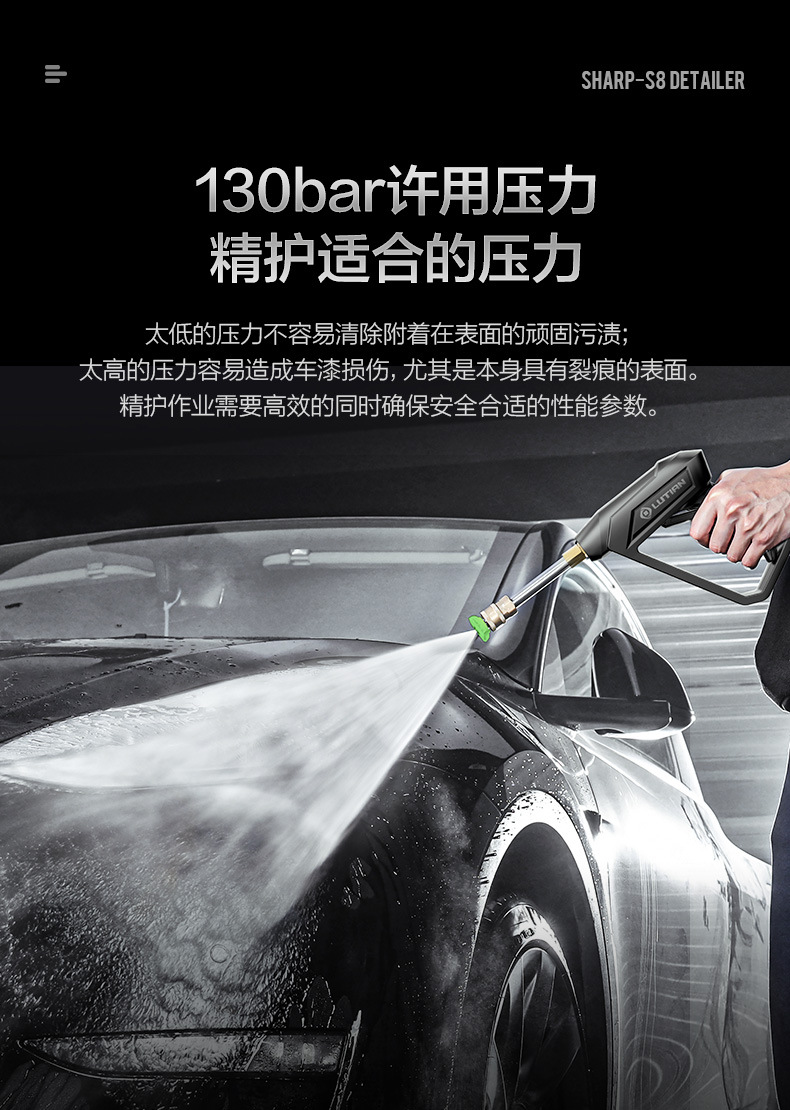 Greenfield Car Washer Xingrui S8 High-Power High-Pressure Washer 220V Car Wash Water Gun Anti-Tangle Car Wash Pump