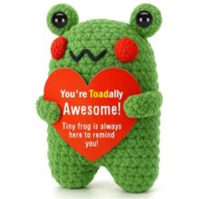 ��Ʒ�羳���R�d���N���ֹ�Crochet Positive frog �h��ë����ż��
