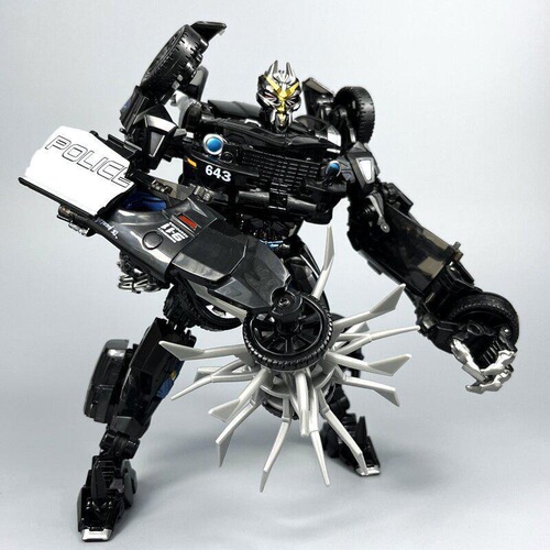Model Commune 6807 Transformation Toy XP15 Roadblock Z Barrier Alloy Version Police Car Children Boy Car Robot