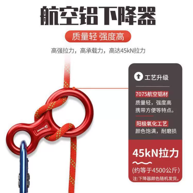 Emergency rope Escape Speed ​​Speed ​​Rope Life Rope Safety Rope Specifier Set