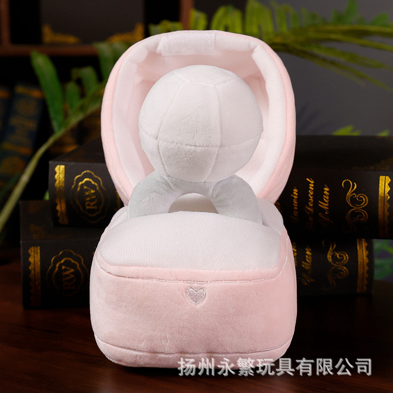JC プロポーズ ダイヤモンド リング 人形 証明書 ブーケ ぬいぐるみ 結婚式 お土産人形 中国のバレンタインデー ギフト|undefined