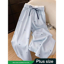 R 31628 Bow Print Wide-leg Pants ������ӡ�����ȿ�����ͨ