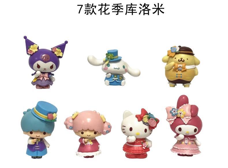 新しいロリータスタイルクルオミリボンメロディーシリーズブラインドボックスガシャポン人形モデル装飾品