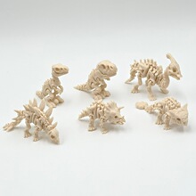 3D打印一体式骨架恐龙系列霸王龙关节可自由活动背脊龙手办跨境