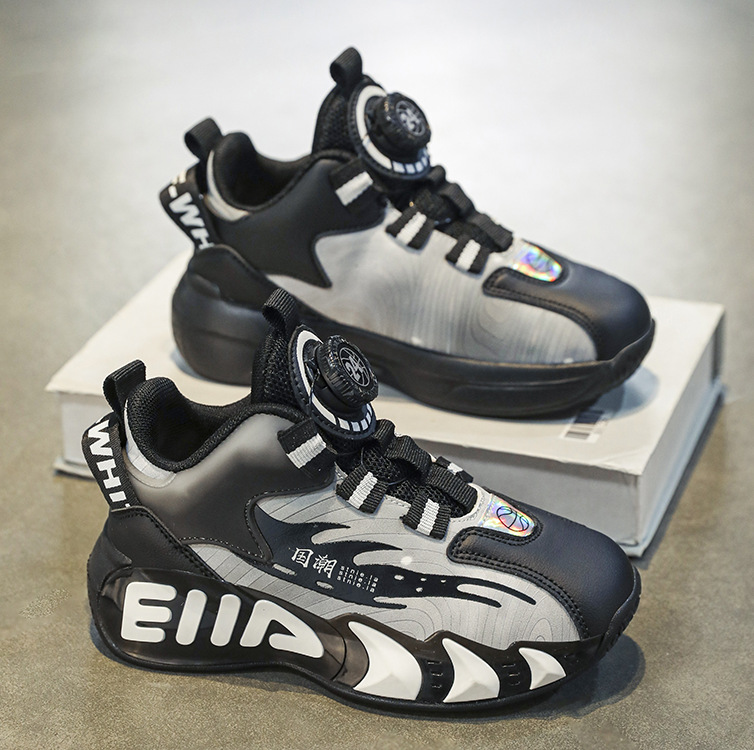 816-Zapatos blancos y negros