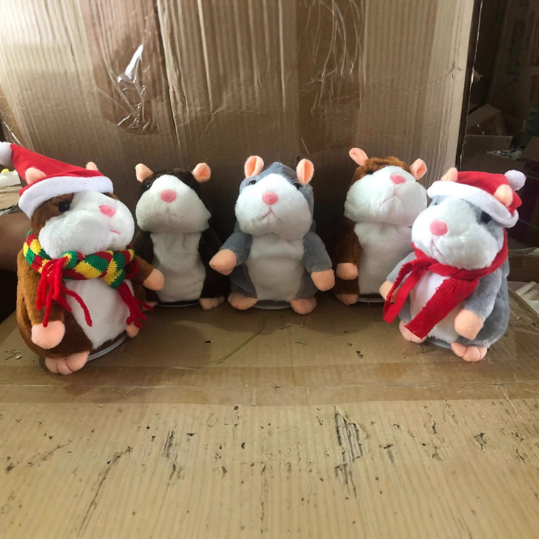 录音仓鼠 电动仓鼠.会学人说话的录音点头仓鼠小老鼠电动玩具