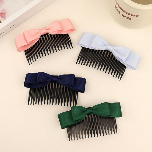 Butterfly knot hair comb hair accessories Korean bangs hair clip hairpins simple head ornaments hair clips reverse hair stick hair comb hair prong