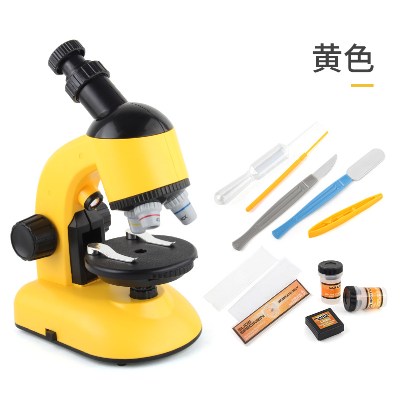 Microscopio cabeza giratoria amarillo XD168-002 0.531kg