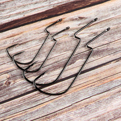 Crank hook TPR soft bait reinforced blood groove hook zman SILENCER sea fishing Texas fishing group long handle crank hook