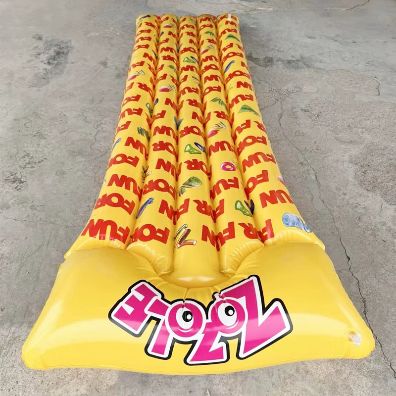 Производитель предлагает индивидуальные надувные ПВХ матрасы для взрослых, плавучие кровати для отдыха и рекламных акций на воде.