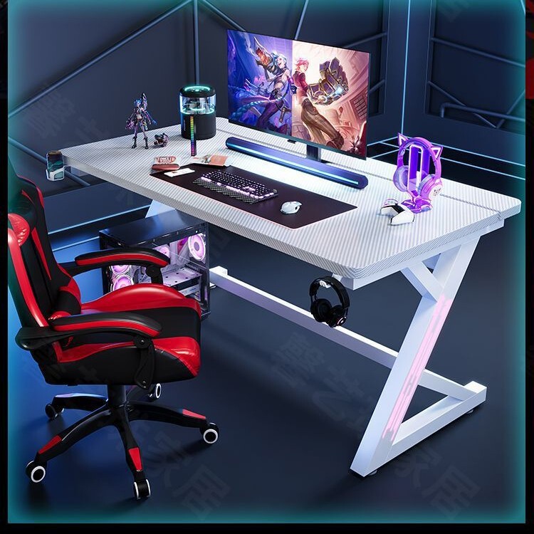 S3 Same Style Gaming Desk Desktop Computer Desk Solid Wood Home Desk Can Be Equipped with Robotic Arm Carbon Fiber Workbench