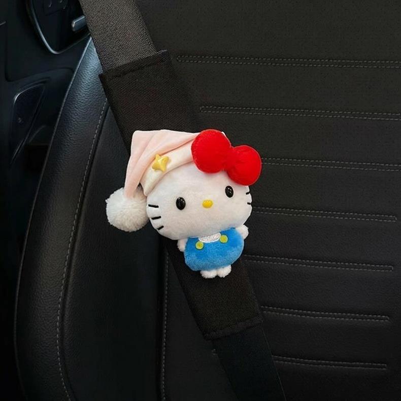 Car Seat Belt Shoulder Pads for Women, Cute and Soft, Anti-Neck Strangulation, Couple's Car Protection and Decorative Covers