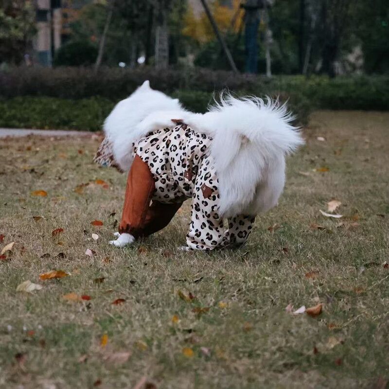 ペット服犬汚れ防止ズボン屋外防塵汚れ防止ズボン長毛大型犬辺牧サモエ外出四脚|undefined
