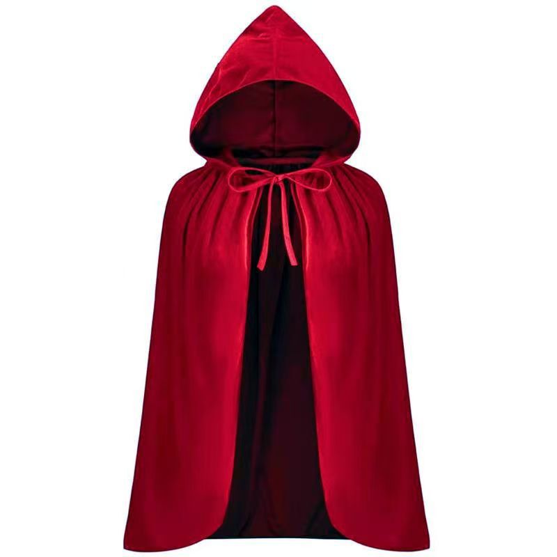 舞台演出服ハロウィーンマントビロード欧米風レディースマント夏薄手ウインドブレーカー花嫁マント|undefined