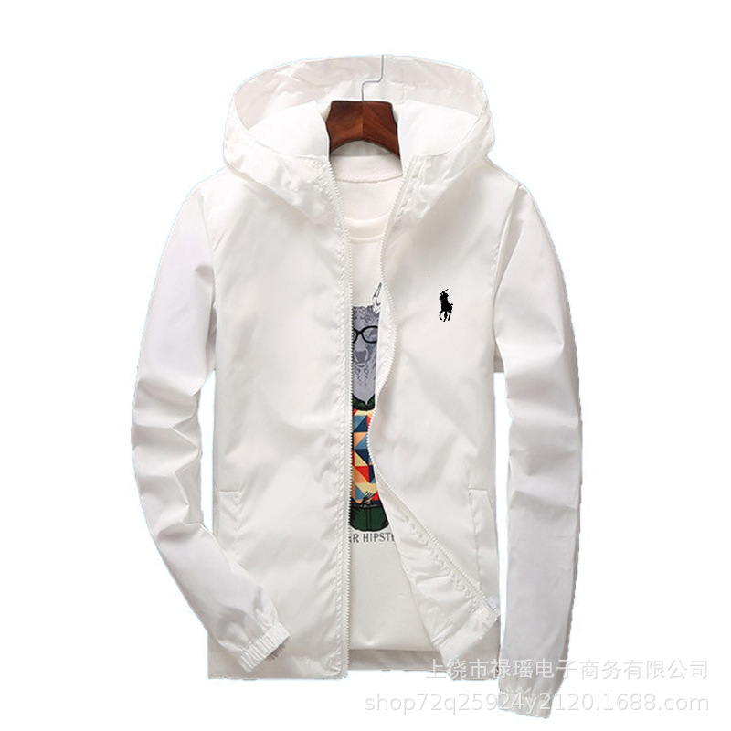 조랑말 흰색 재킷 블랙 라벨