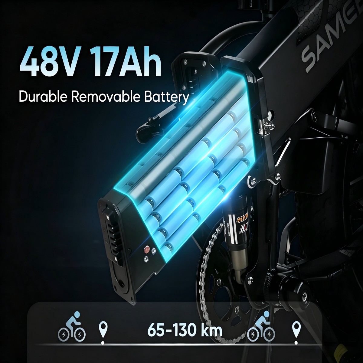 In stock at the US warehouse 20inch Full suspension fat tire folding electric bicycle cross-border dropshipping peak power 1800W