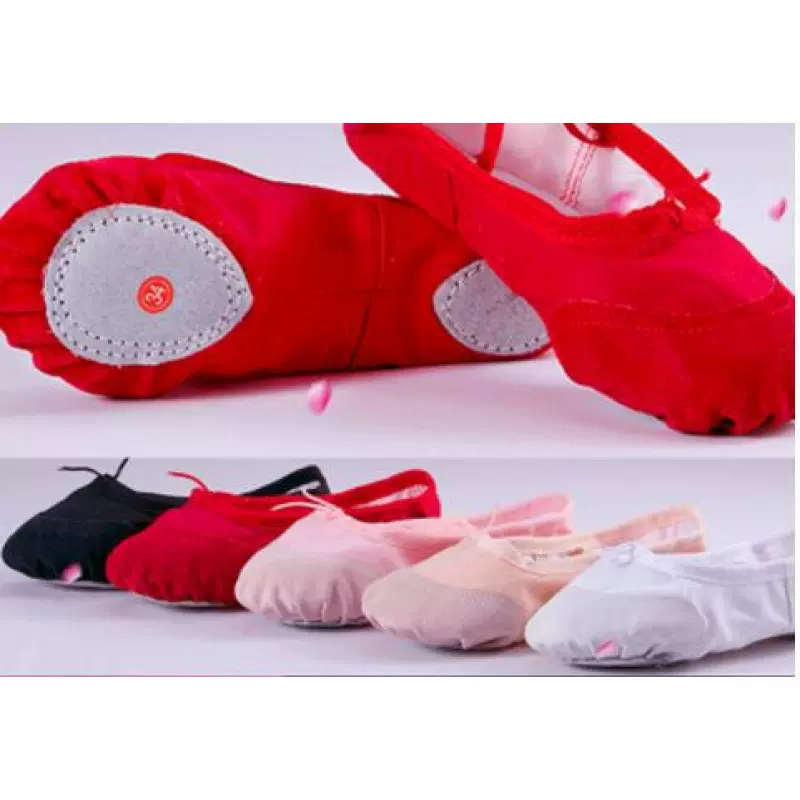 新款防滑软底芭蕾舞蹈鞋儿童拉丁猫爪舞鞋练功舞台演出鞋一件代发