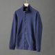 Fashion Stand Collar Cardigan Sweatshirt for Men, New Spring and Autumn 2025, Simple and Versatile Loose Sports Jacket with Zipper