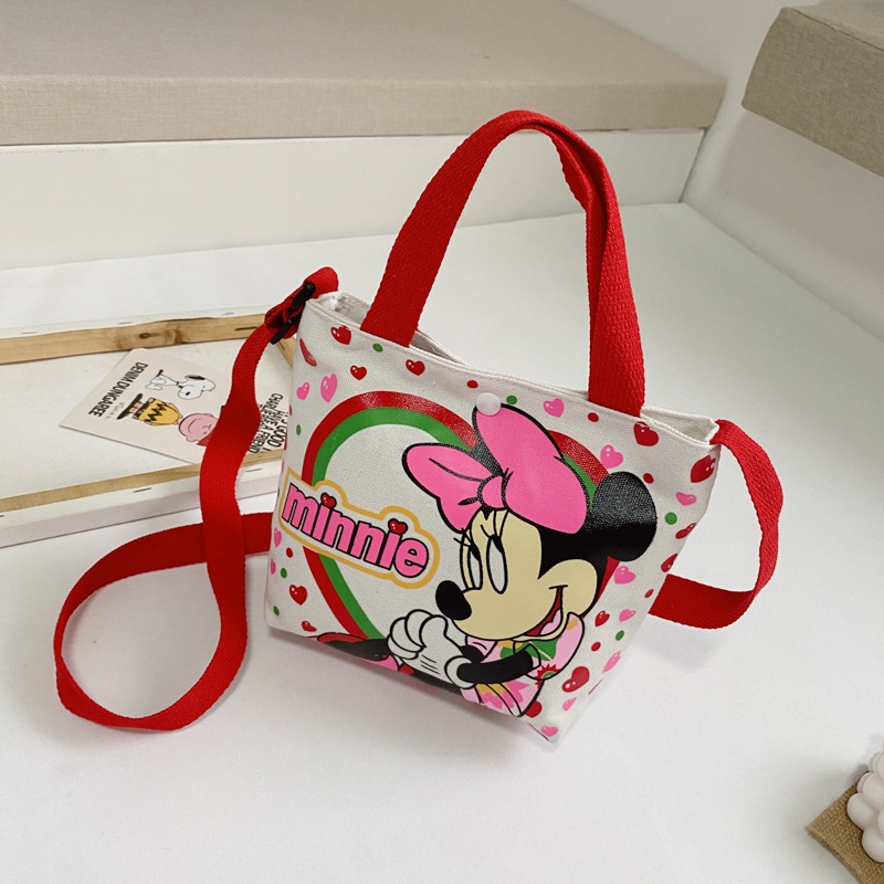 Bolsos para niños al por mayor Bolsos de hombro de moda coreana para niños Bolsos de mensajero para niños de lona de dibujos animados Bolsos de mano
