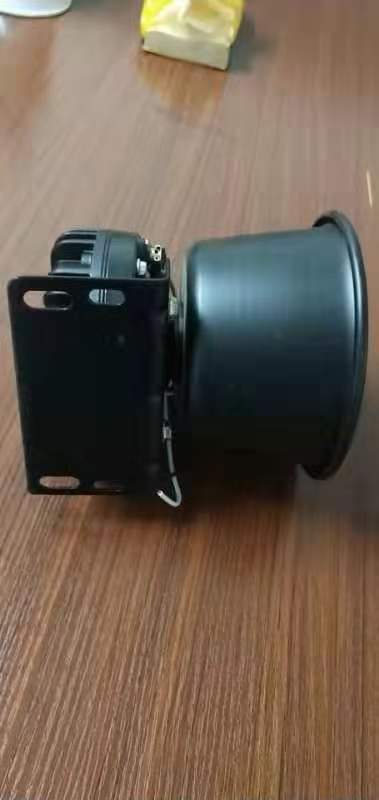 Cross-border 12V car alarm horn 300W high-pitched siren horn with round mouth design for heat dissipation