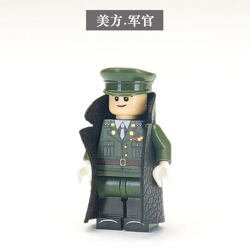 兼容乐高二战人仔八路军德军美军苏军士兵小人偶拼装积木军事玩具|undefined