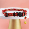 Choker, removable small bell with bow, pet, wholesale, cat