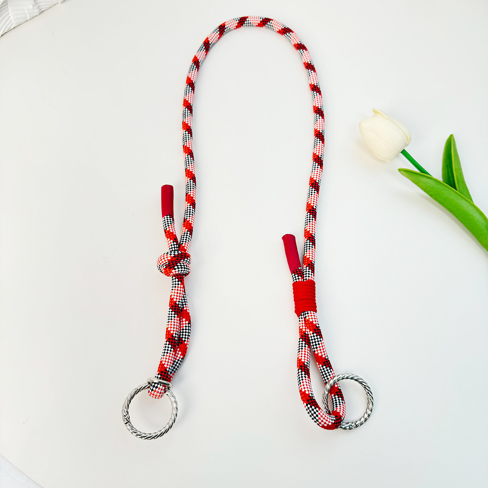 Red-Black Stripes [Double Ring Shoulder Strap]
