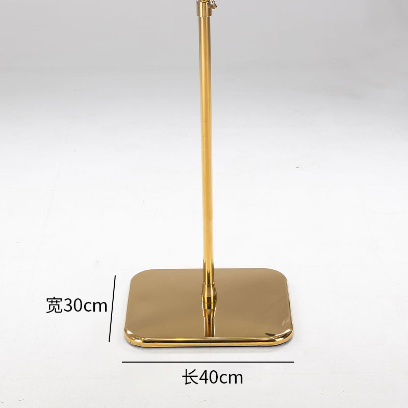 Accesorios de base de modelo de espejo 8K acero inoxidable engrosado soporte de metal oro y plata triángulo de hierro accesorios al por mayor image 12