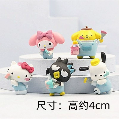 Сеть Red Curomi Merlot Pattay Dog Gou Dog торт-декор Display KT Cat Sanrio Birthday Dress