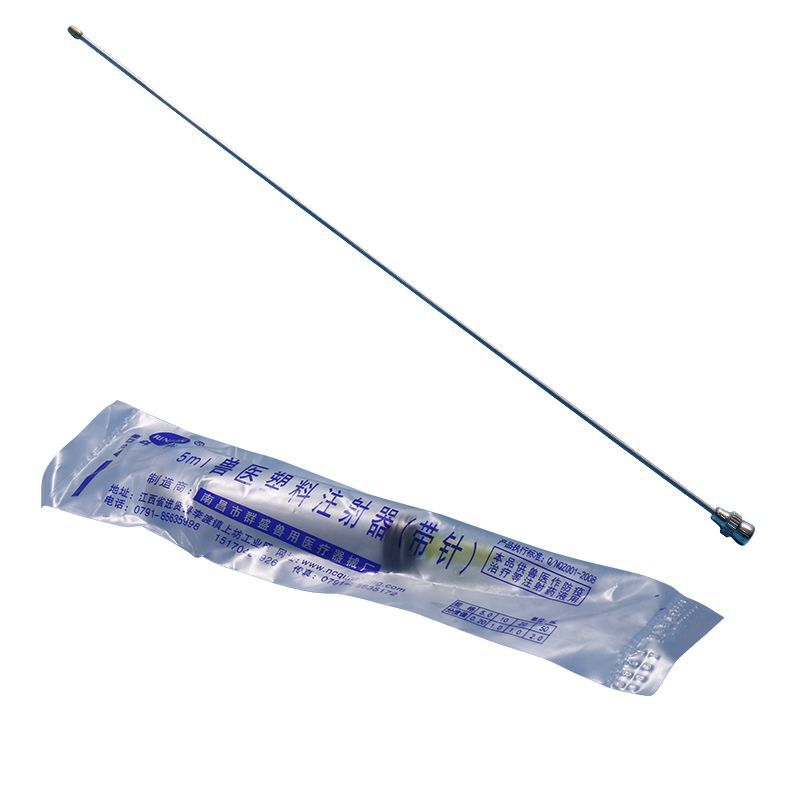 Ovejas aguja de infusión de esperma ovejas pistola de infusión de esperma 5ML jeringa desechable jeringa de plástico Equipo de inseminación artificial para ovejas