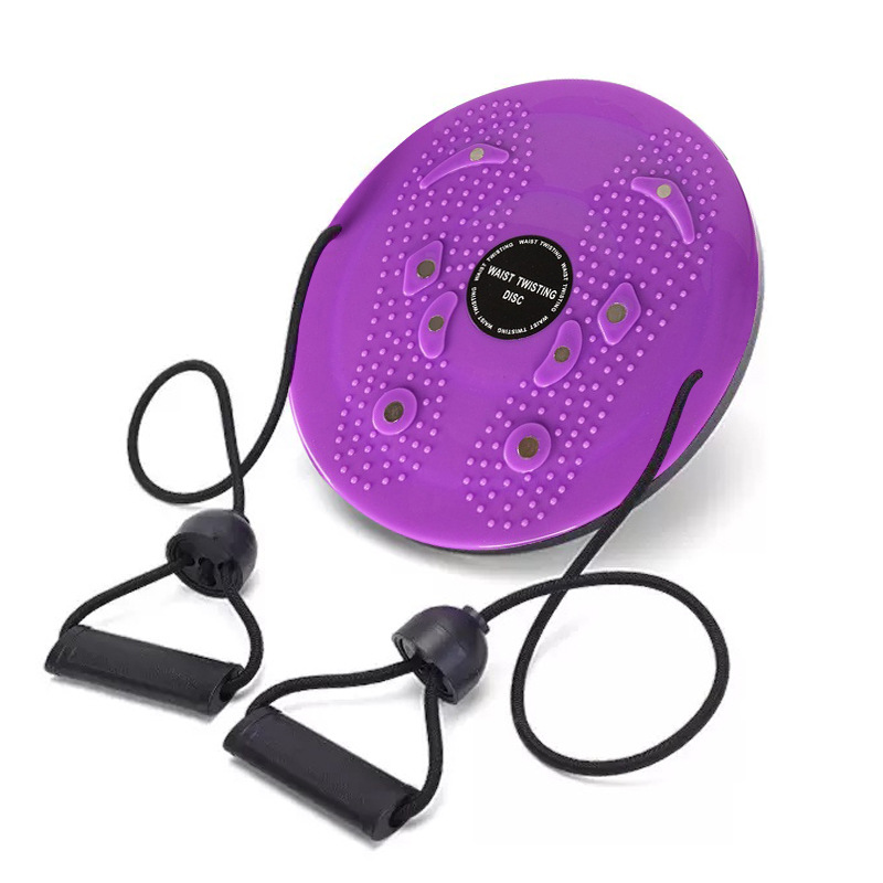 Cross-Border Factory Waist Twisting Disc, Abdominal Strengthening Disc, Magnetic Foot Massage Pull Rope, Home Slimming Waist Twisting Disc Fitness Equipment