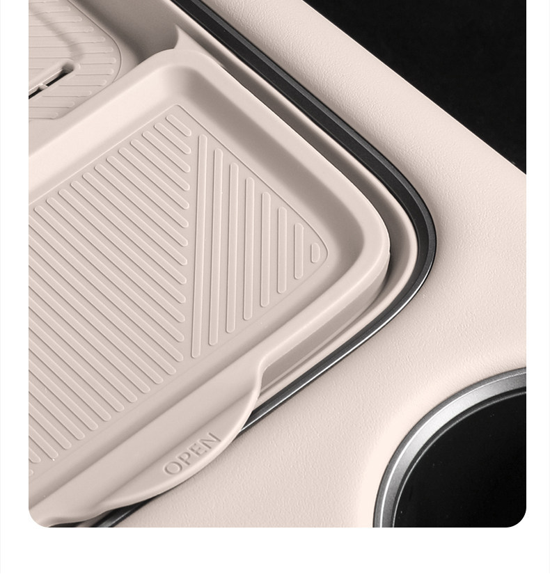Suitable for the Ideal i8i6, special wireless charging silicone mat for the central console, anti-slip protection for water cups, car interior accessories