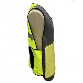 反光背心马甲防刺防撞TPR背心防割衣服PE 可调节魔术贴 玻璃厂