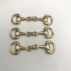 5-6cm鞋链服装帽子箱包装饰链条五金锌合金鞋辅件豆豆鞋鞋扣批发