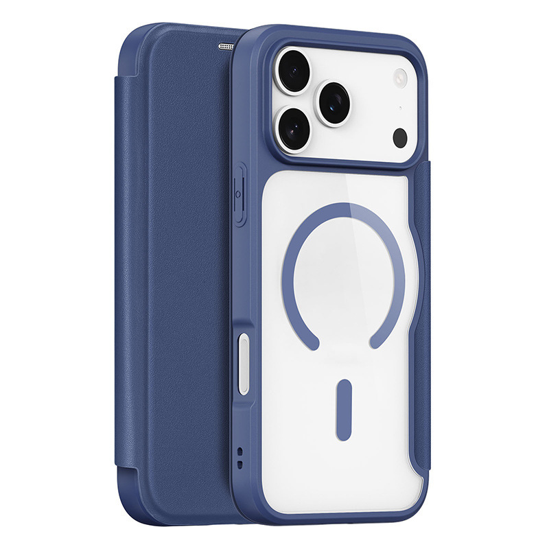 iPhone17 磁気ホルダー携帯電話ケース Apple 17 フリップタイプデュアルカードポケットビジネスレザーケース工場卸売に適しています|undefined
