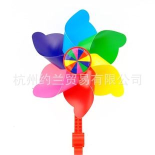 Children's bicycle balance car scooter and other baby carriage windmill multi-style handlebar windmill with light windmill