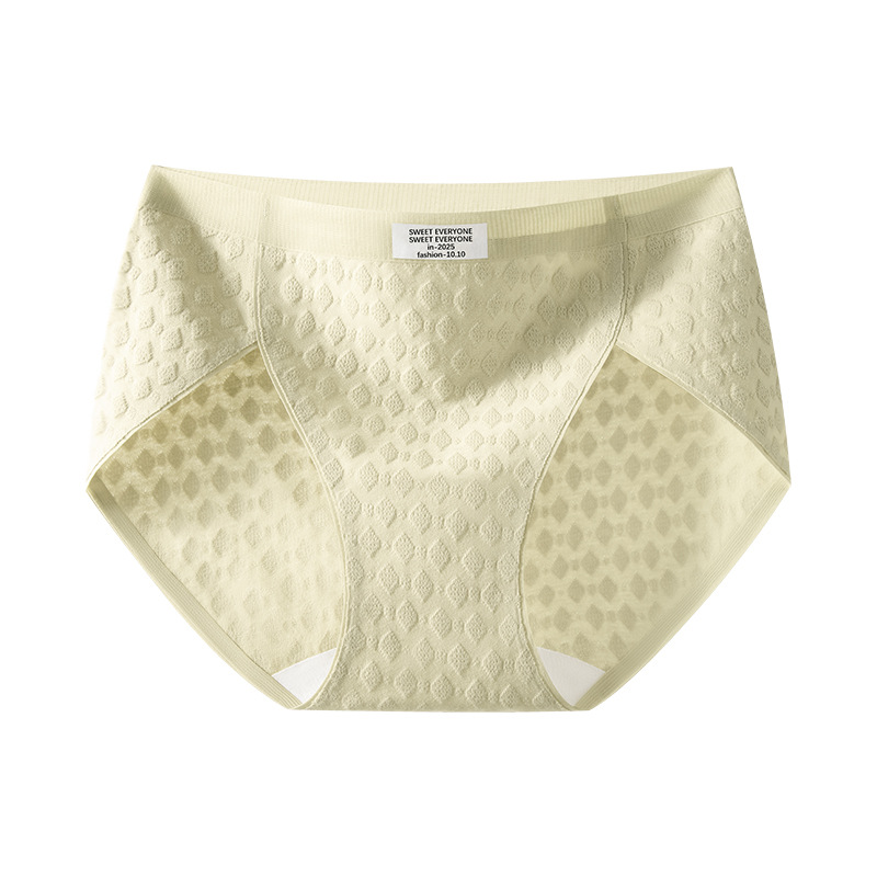 Algodón puro grado 10A entrepierna antibacteriana entrepierna de algodón puro entrepierna sin costuras transpirable con horquilla alta y sin piernas