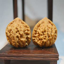 文玩核桃涞水王勇官帽四座楼手把玩核桃形状精对男女通用散装批发