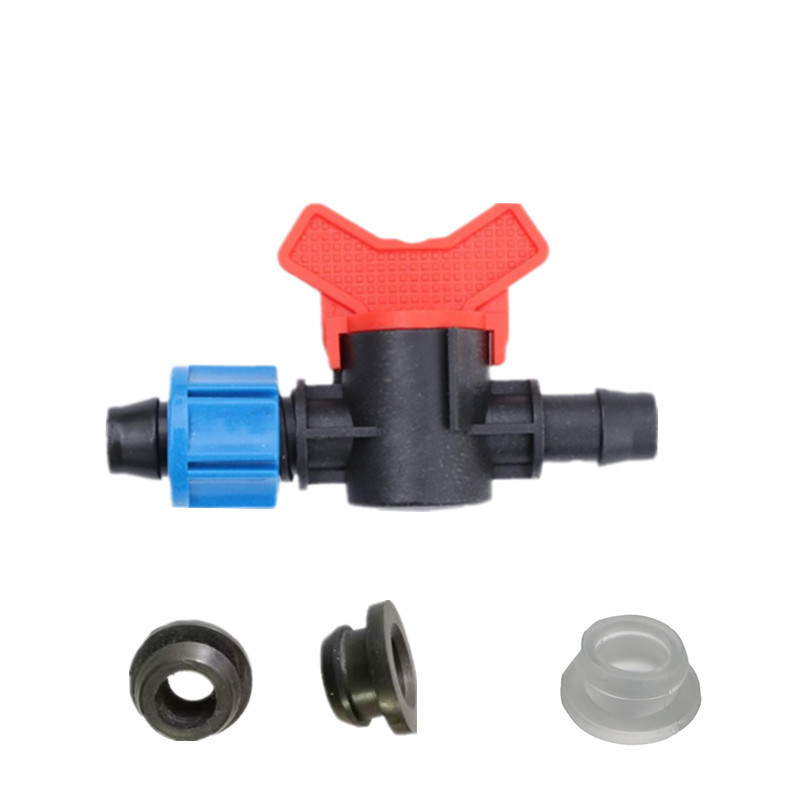 Válvula de derivación PE tubo duro válvula de derivación ahorro de agua herramientas de riego válvula pequeña cerradura de boca grande tubo duro suministro directo de fábrica
