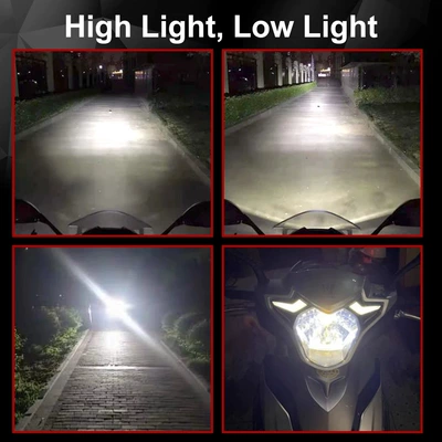 Motorcycle Eight-Sided Led: Motorcycle headlights, headlights