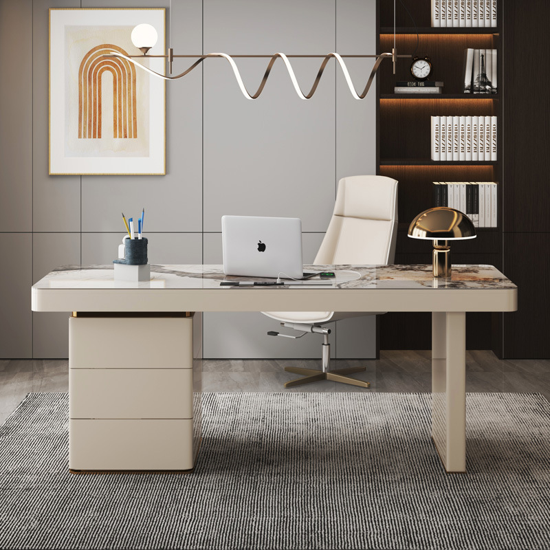 Desk Light Luxury Modern Designer Table Nordic Desktop Writing Desk Home Office Simple Notebook Desk